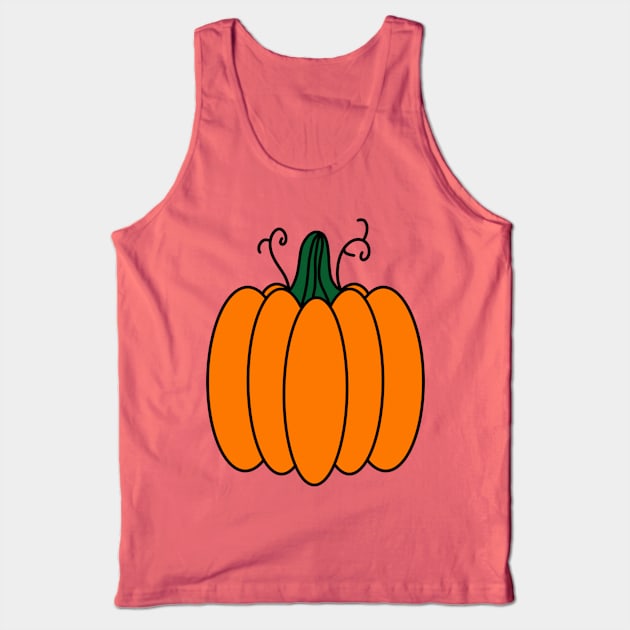 Cute Pumpkin Tank Top by faiiryliite